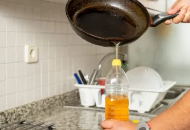 Cooking oil disposal
