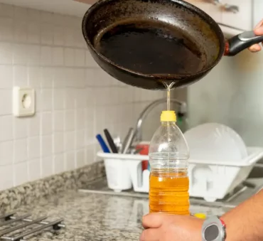 Cooking oil disposal