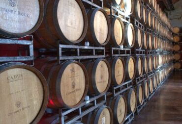 Rows of different types Beer Kegs