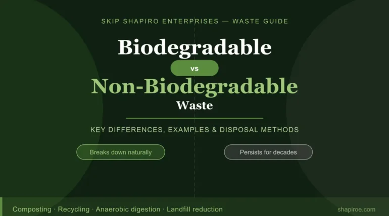 biodegradable vs non biodegradable waste feature image