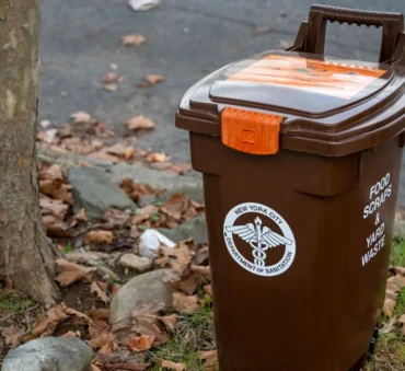 Composting in NYC.