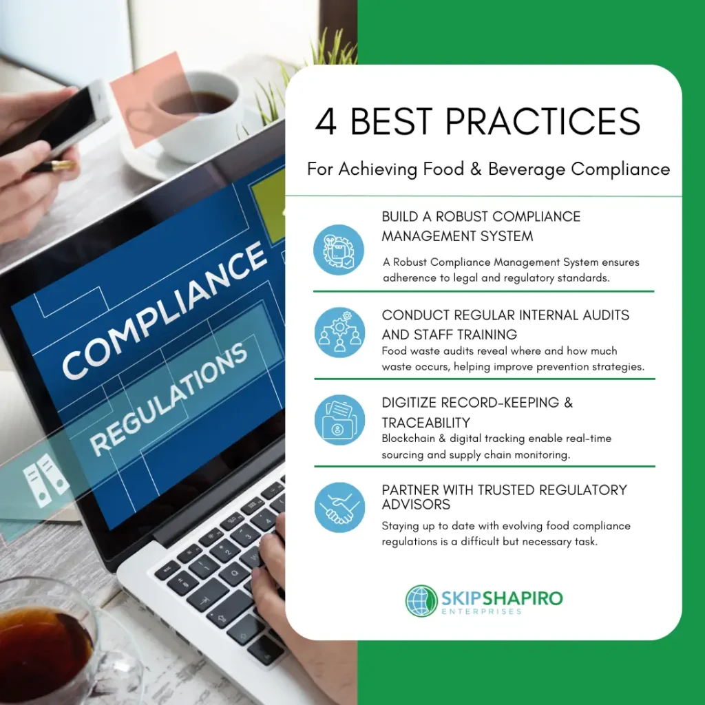 4 Best Practices For Achieving Food & Beverage Compliance