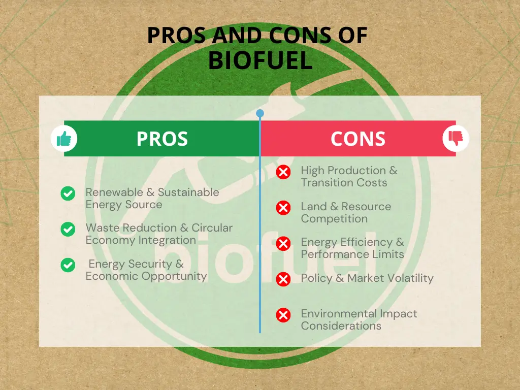 Pros and Cons of BioFuel