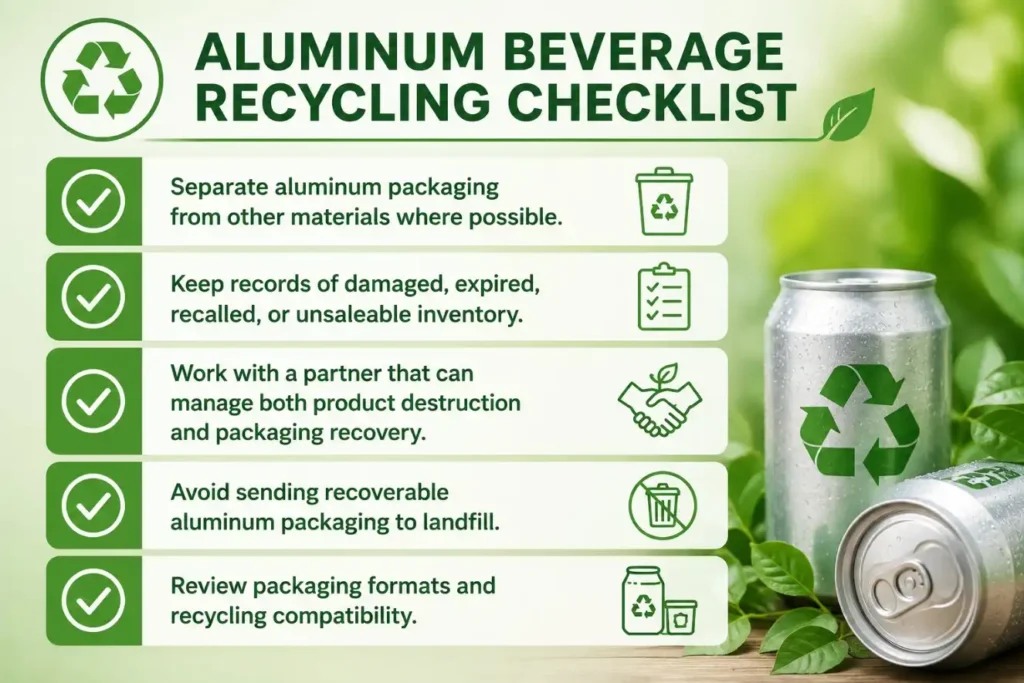 Aluminum Bevereage Recycling Checklist