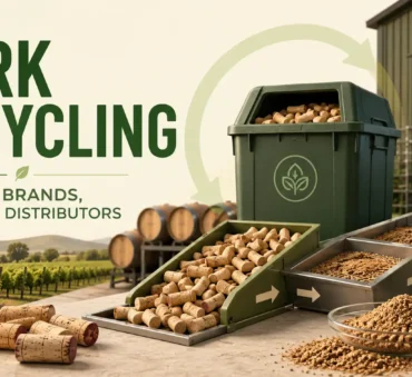 Cork recycling for wine brands