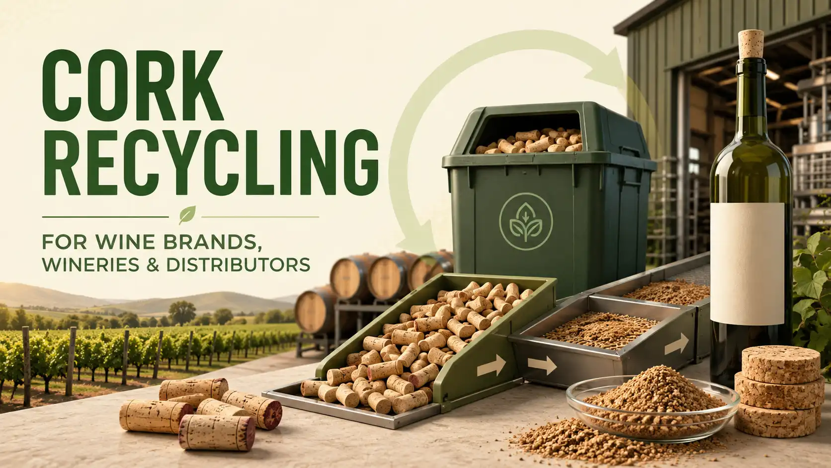Cork Recycling for Wine Brands, Wineries & Distributors