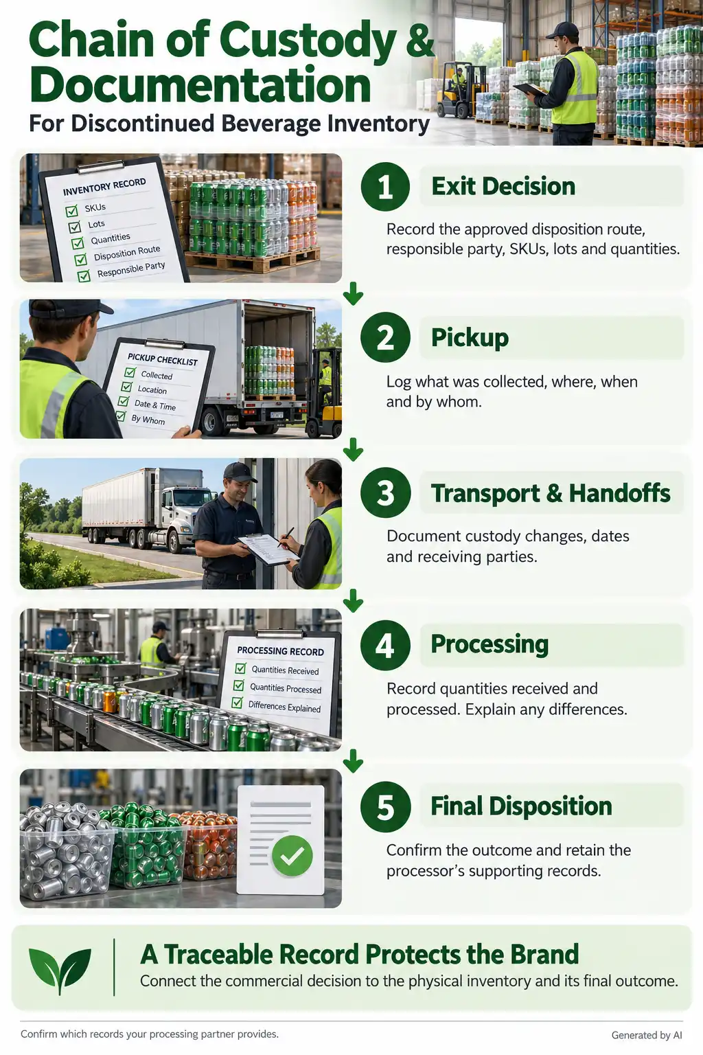 Chain of custody and documentation