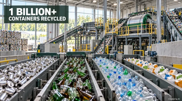 More Than One Billion Beverage Containers Destroyed and Recycled A Milestone for Skip Shapiro Enterprises 