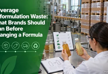 Planning for Beverage Reformulation Waste