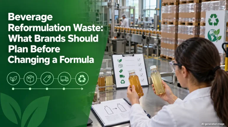 Planning for Beverage Reformulation Waste